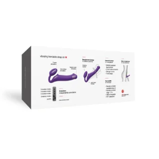 Безремінний страпон з вібрацією Strap-On-Me Vibrating - Зображення 8