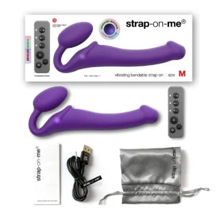 Безремінний страпон з вібрацією Strap-On-Me Vibrating - Зображення 6