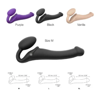 Alternative view of Безремінний страпон з вібрацією Strap-On-Me Vibrating
