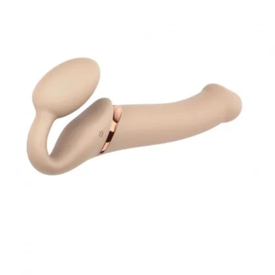 Безремінний страпон з вібрацією Strap-On-Me Vibrating Flesh L