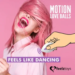 Вагінальні кульки з масажем і вібрацією FeelzToys Motion Love Balls Jivy 9 Вагінальні кульки з масажем і вібрацією FeelzToys Motion Love Balls Jivy - Зображення 4