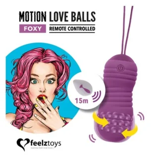 Alternative view of Вагінальні кульки з перлинним масажем FeelzToys Motion Love Balls Foxy