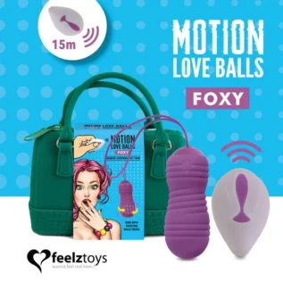 Вагінальні кульки з перлинним масажем FeelzToys Motion Love Balls Foxy