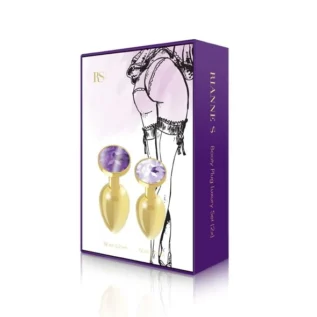 Набір металевих анальних пробок із кристалом RIANNE S – Booty Plug Luxury Set 11 Набір металевих анальних пробок із кристалом RIANNE S – Booty Plug Luxury Set - Зображення 3