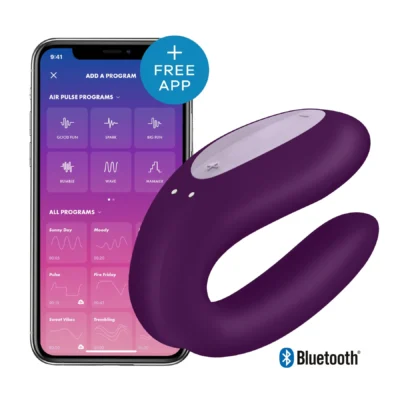 Смарт-вібратор для пар Satisfyer Double Joy Violet