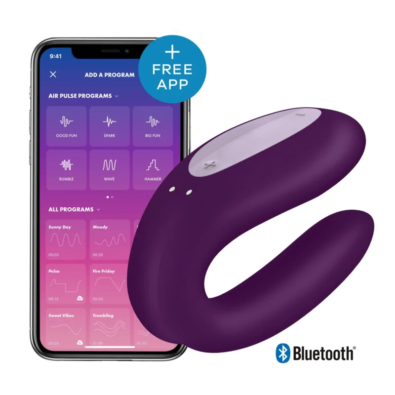 Смарт-вібратор для пар Satisfyer Double Joy Violet