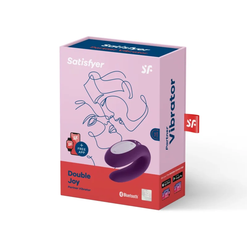 Смарт-вібратор для пар Satisfyer Double Joy Violet - Зображення 7