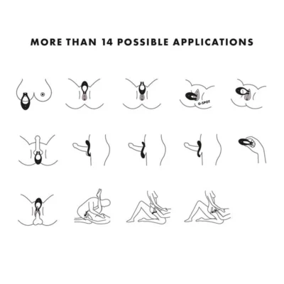 Зображення Вібратор для пар Satisfyer Endless Joy Black