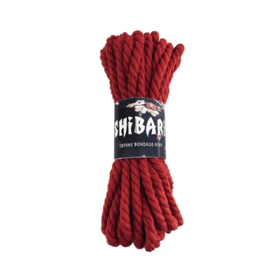 Бавовняна мотузка для шібарі Feral Feelings Shibari Rope 8 м червона