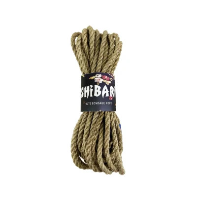 Джутова мотузка для шібарі Feral Feelings Shibari Rope, 8 м сіра