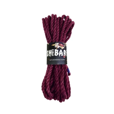 Джутова мотузка для шібарі Feral Feelings Shibari Rope, 8 м фіолетова