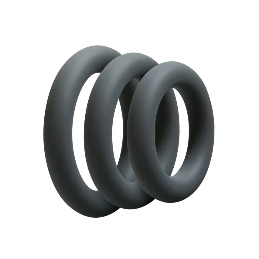 Набір ерекційних кілець Doc Johnson OptiMALE 3 C-Ring Set Thick 3 Набір ерекційних кілець Doc Johnson OptiMALE 3 C-Ring Set Thick