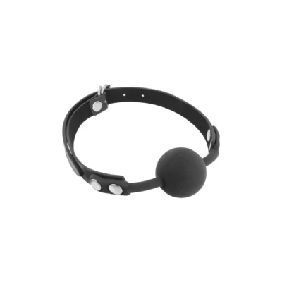 Класичний кляп з силіконовою кулькою Fetish Tentation Silicone Gag Ball Black