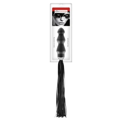 Alternative view of Флогер з ручкою - анальним плагом Fetish Tentation Whip with Plug Handle