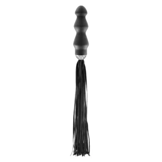 Флогер з ручкою - анальним плагом Fetish Tentation Whip with Plug Handle