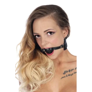Alternative view of Фіксатор для рук з кляпом і маскою Fetish Tentation Wrist Straps with Ball Gag