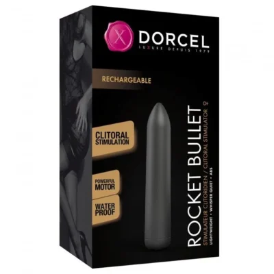 Зображення Перезаряджувана віброкуля Dorcel Rocket Bullet Black