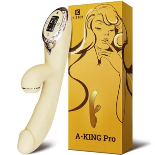 Зображення Вакуумний вібратор-кролик з підігрівом KISSTOY A-King Pro