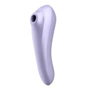 Смарт-вібратор та вакуумний стимулятор 2в1 Satisfyer Dual Pleasure Mauve - Зображення 4
