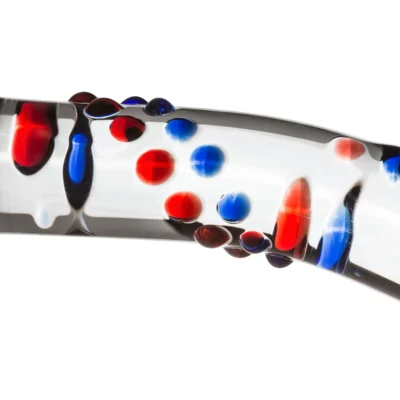 Зображення Скляний дилдо з вигинами і малюнком Gildo Glass Dildo No. 3