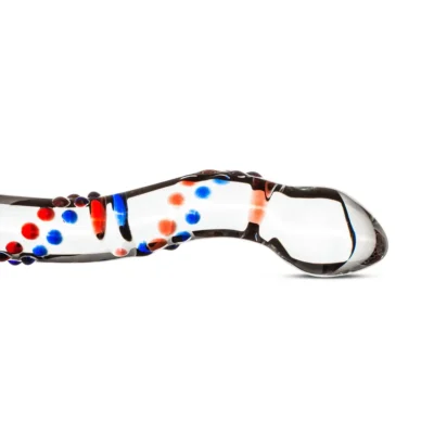 Alternative view of Скляний дилдо з вигинами і малюнком Gildo Glass Dildo No. 3