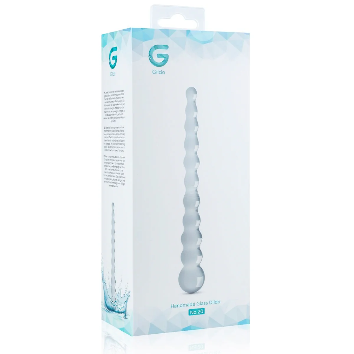 Скляний дилдо у вигляді намистин Gildo Glass Dildo No. 20 7 Скляний дилдо у вигляді намистин Gildo Glass Dildo No. 20 - Зображення 5