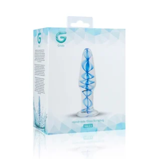 Зображення Скляна анальна пробка з внутрішньою спіраллю Gildo Glass Buttplug No. 23