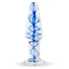 Зображення Скляна анальна пробка з внутрішньою спіраллю Gildo Glass Buttplug No. 23