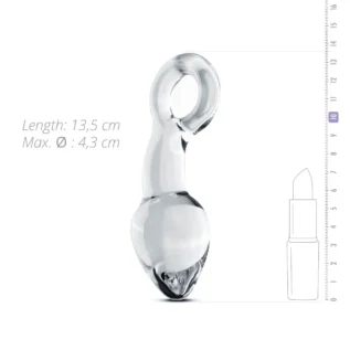 Скляний стимулятор простати Gildo Glass Prostate Plug No. 13 11 Зображення Скляний стимулятор простати Gildo Glass Prostate Plug No. 13