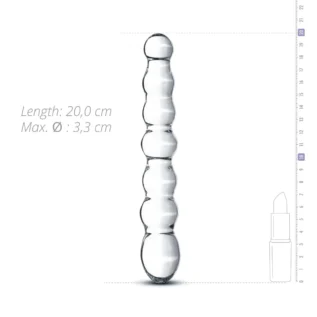Зображення Скляний дилдо у вигляді намистин Gildo Glass Dildo No. 19