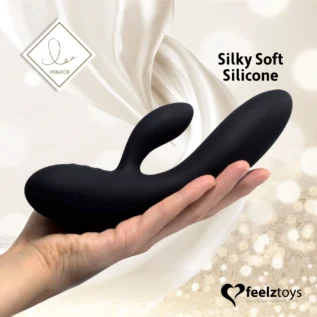 Гнучкий вібратор кролик з двома моторами FeelzToys Lea Rabbit Vibrator 12 Зображення Гнучкий вібратор кролик з двома моторами FeelzToys Lea Rabbit Vibrator