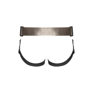Трусики для страпона Strap-On-Me Leatherette Harness CURIOUS Bronze - Зображення 4