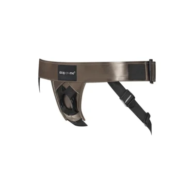 Зображення Трусики для страпона Strap-On-Me Leatherette Harness CURIOUS Bronze