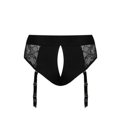 Зображення Мереживні трусики для страпона з підв’язками для панчіх Strap-On-Me DIVA HARNESS L