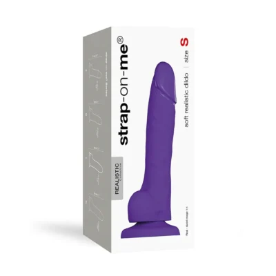 Зображення Реалістичний фалоімітатор Strap-On-Me SOFT REALISTIC DILDO Violet - Size S