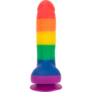 Alternative view of Райдужний фалоімітатор ADDICTION - JUSTIN - 8 "- RAINBOW