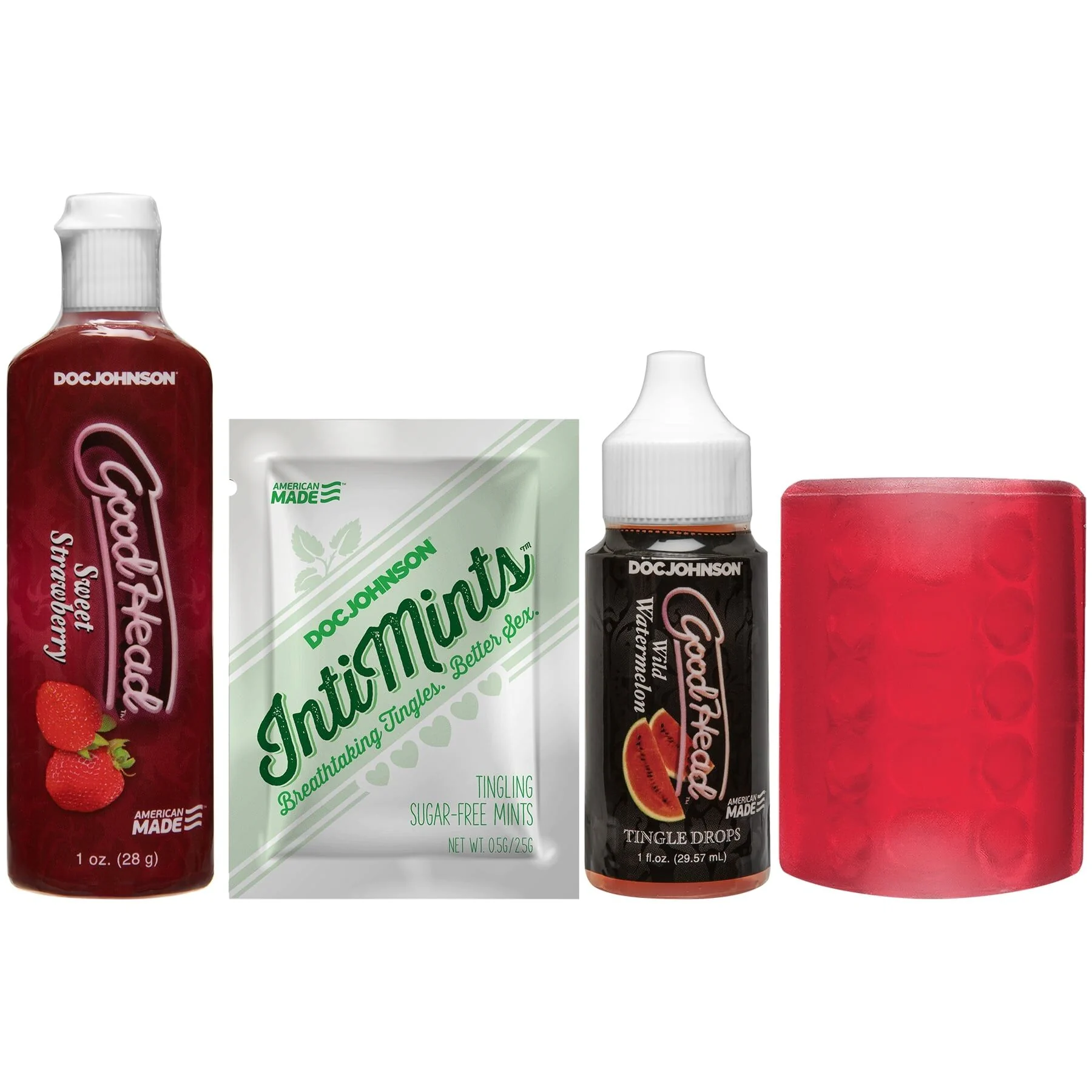 Набір для мінету Doc Johnson GoodHead Fundamentals Kit 3 Набір для мінету Doc Johnson GoodHead Fundamentals Kit