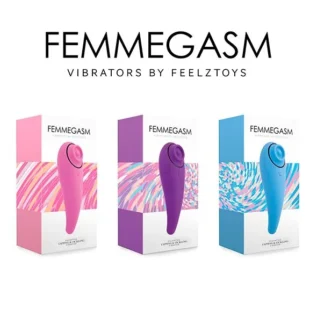 Зображення Пульсатор для клітора плюс вібратор FeelzToys - FemmeGasm Tapping & Tickling Vibrator Pink
