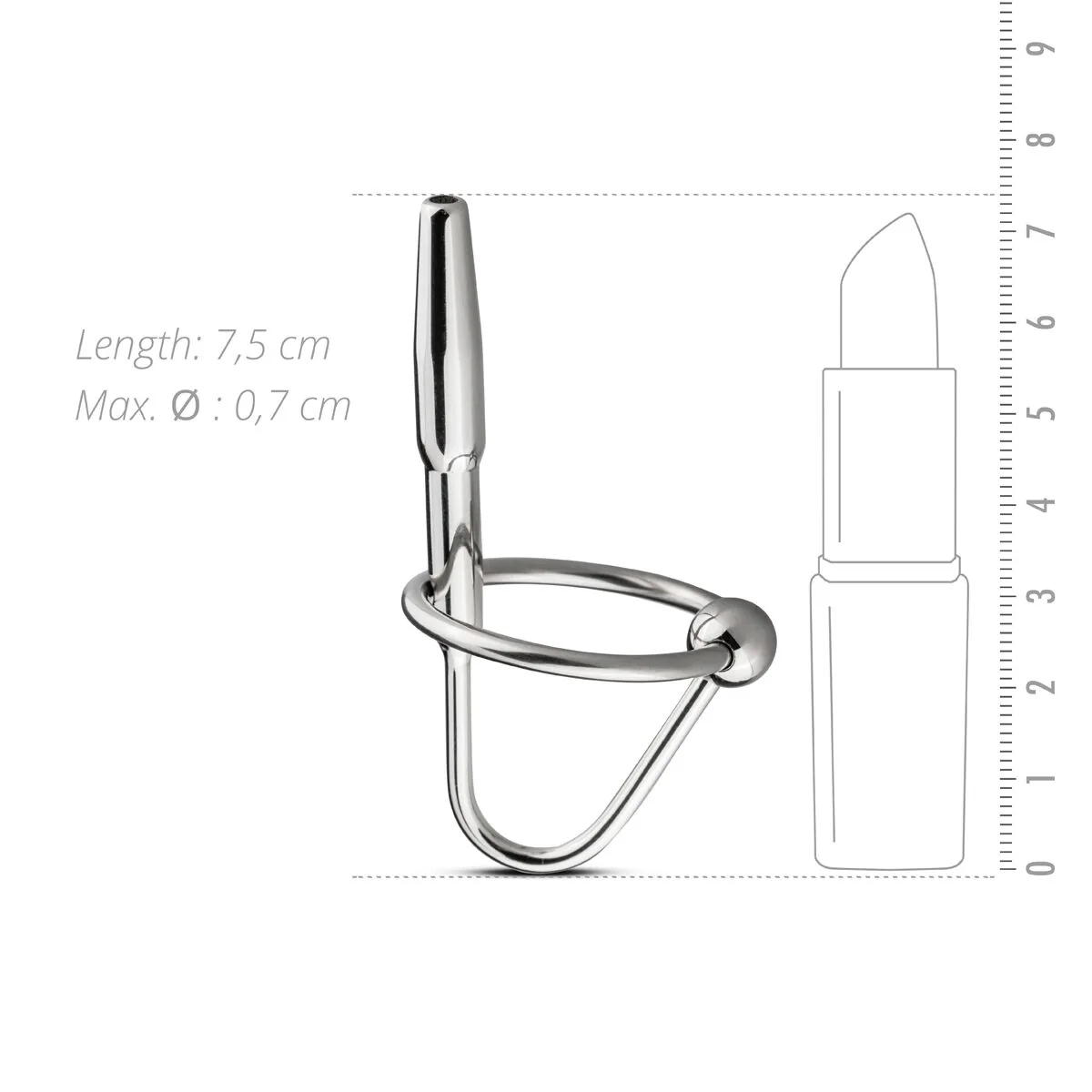 Уретральний стимулятор Sinner Gear Unbendable – Sperm Stopper Hollow Ring 5 Уретральний стимулятор Sinner Gear Unbendable – Sperm Stopper Hollow Ring - Зображення 3