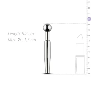 Зображення Порожнинний уретральний стимулятор Sinner Gear Unbendable – Hollow Penis Plug 12мм
