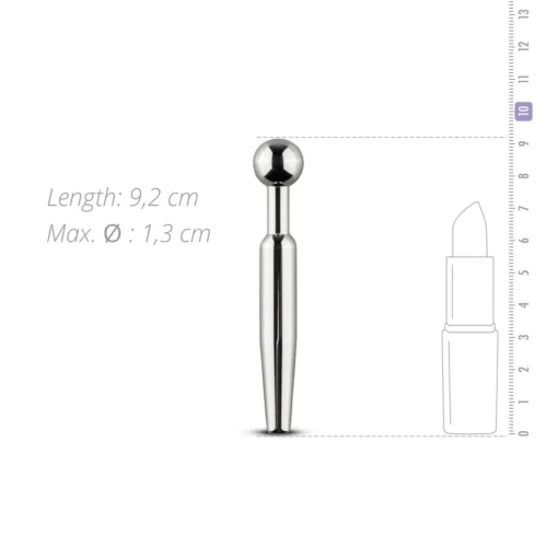 Порожнинний уретральний стимулятор Sinner Gear Unbendable – Hollow Penis Plug 12мм - Зображення 4