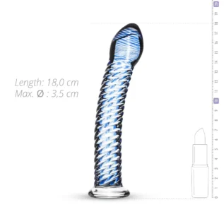 Скляний дилдо Gildo Glass Dildo No. 5 14 Зображення Скляний дилдо Gildo Glass Dildo No. 5