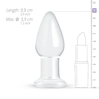 Скляна анальна пробка Gildo Glass Buttplug No. 24 10 Скляна анальна пробка Gildo Glass Buttplug No. 24 - Зображення 3