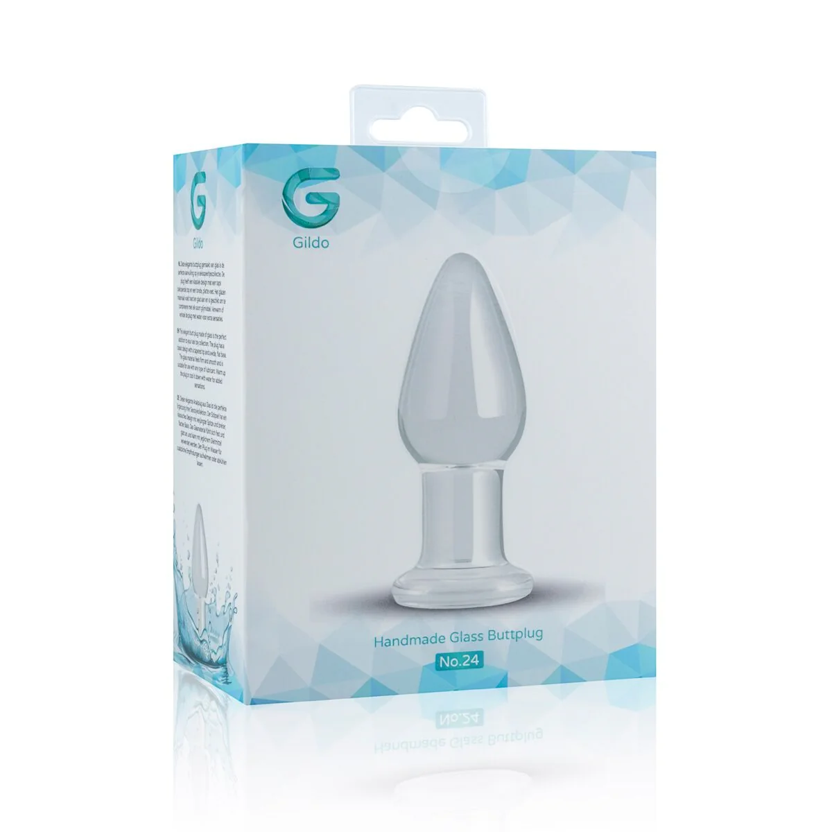 Скляна анальна пробка Gildo Glass Buttplug No. 24 6 Скляна анальна пробка Gildo Glass Buttplug No. 24 - Зображення 4