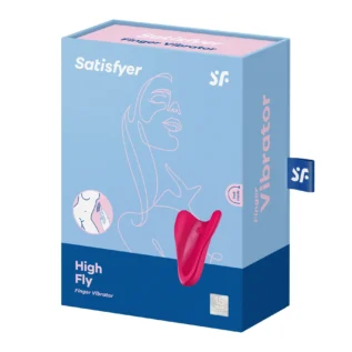 Вібратор на палець Satisfyer High Fly Red 13 Зображення Вібратор на палець Satisfyer High Fly Red