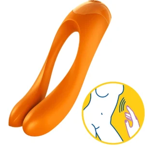 Зображення Вібратор на палець Satisfyer Candy Cane