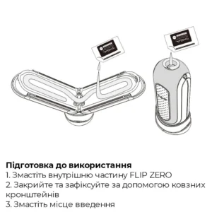 Зображення Набір мастурбатора із нагрівачем Tenga Flip Zero + Flip Warmer