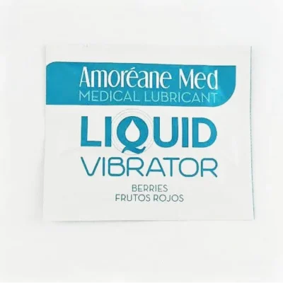 Пробник лубриканта з ефектом вібрації Amoreane Med Liquid Vibrator Berries 2ml