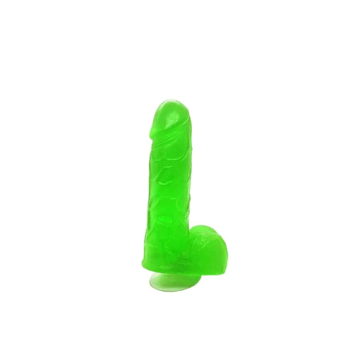 Крафтове мило-член із присоскою Чистий Кайф Green size S