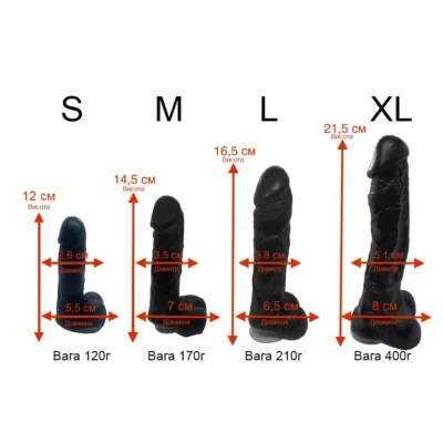 Зображення Крафтове мило-член із присоскою Чистий Кайф Red size S